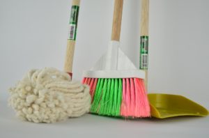 broom dustpan mop